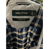 NAUTICA Men's Multicolor Button-Up Shirt, Size L