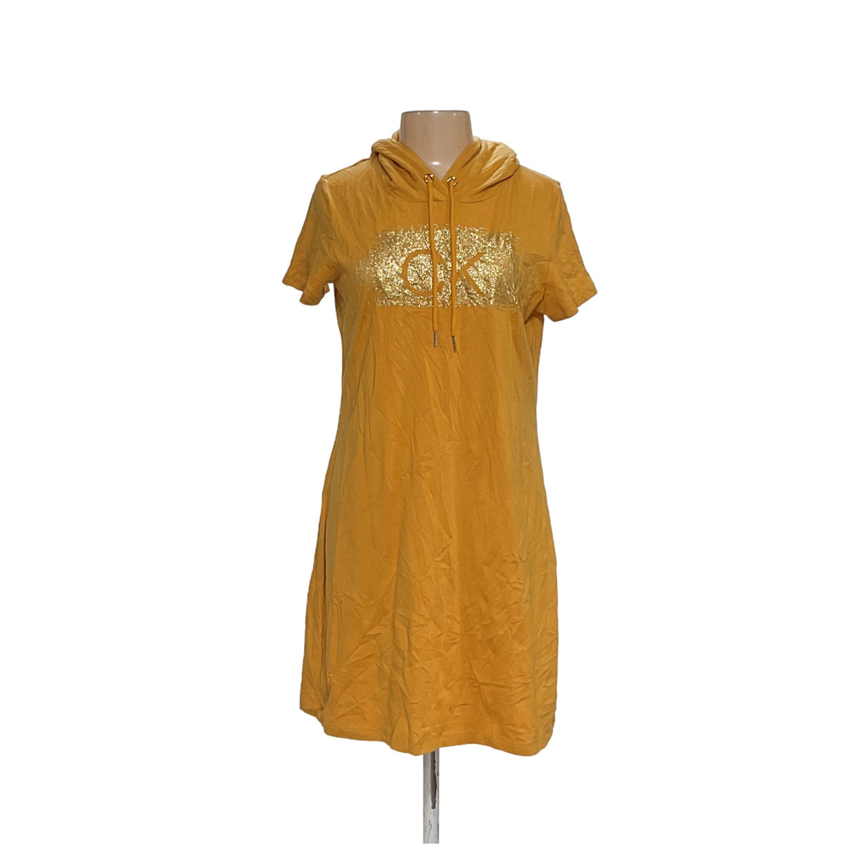 Calvin Klein Yellow Sweater Dress - Women's L