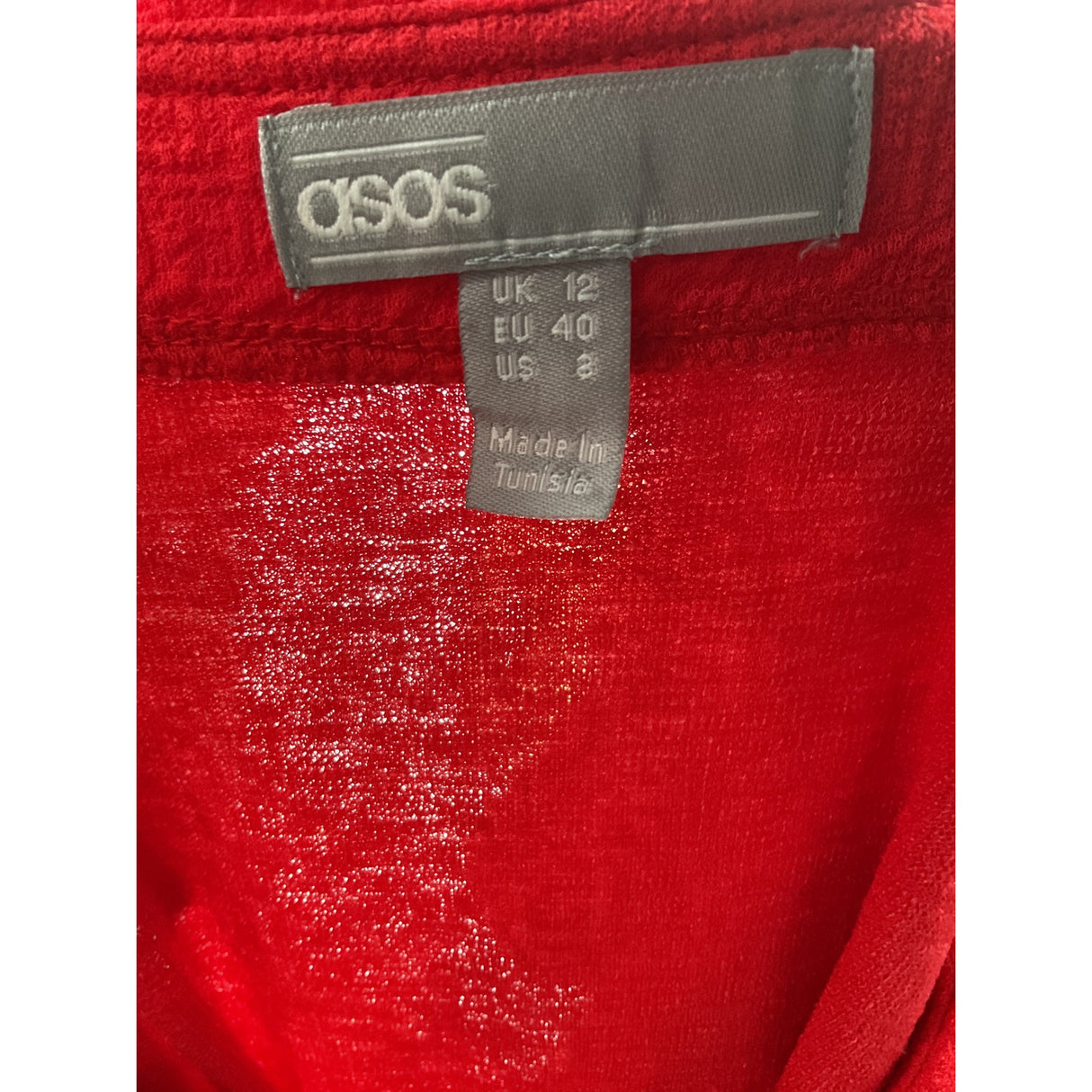 ASOS Red Shift Dress - Women's Size 8