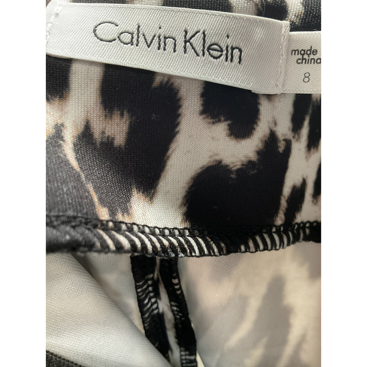 Calvin Klein Multicolor Animal Print Skirt