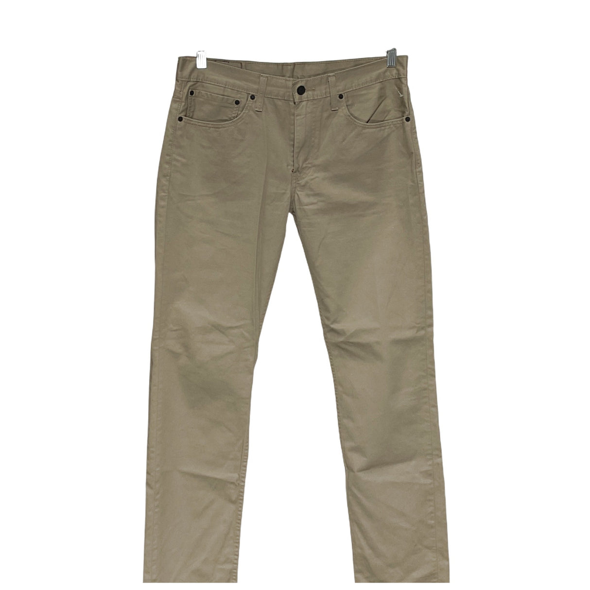 Levi's Beige Cotton Ankle Pants