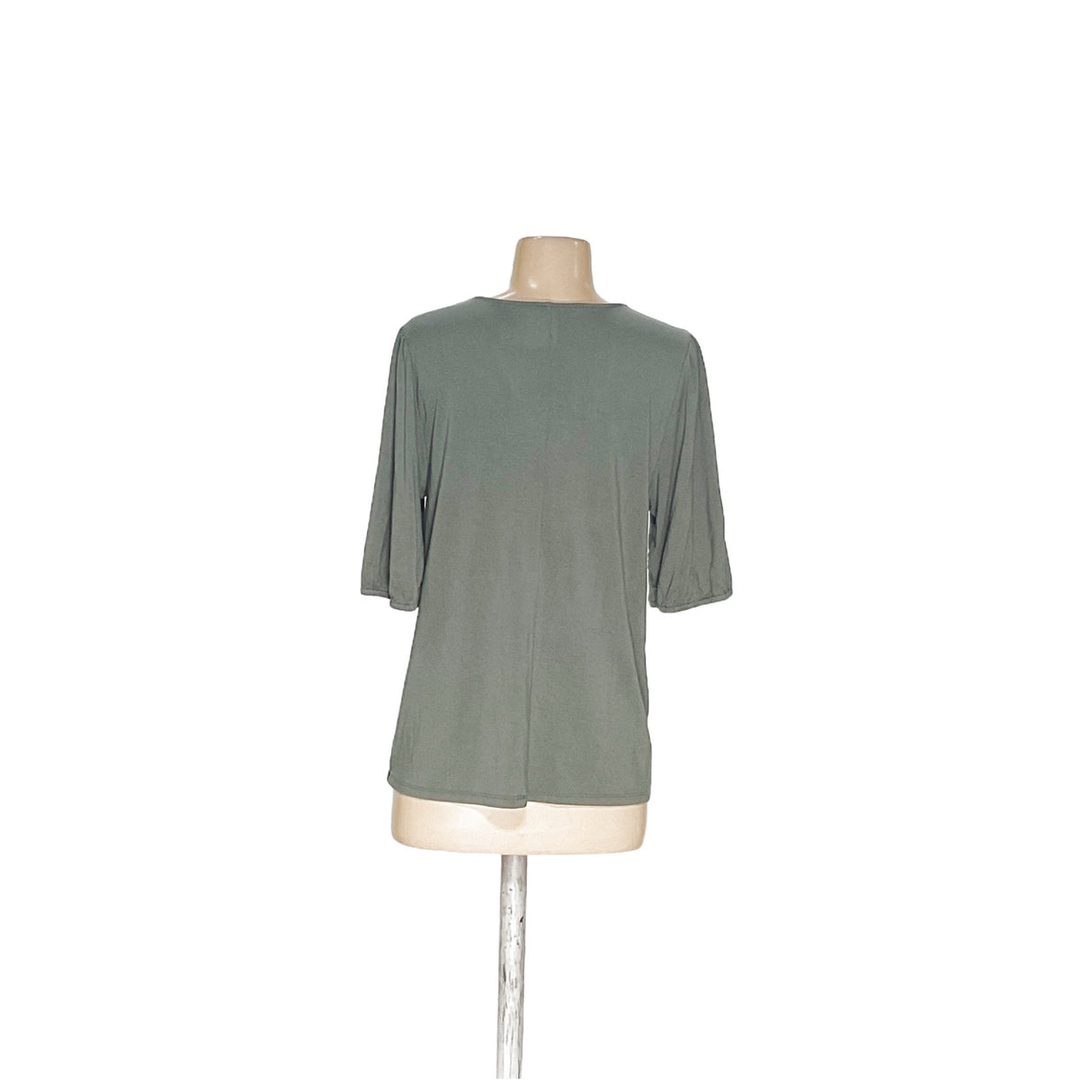 LOFT Green Rayon Blouse