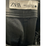 ZARA Women's Faux Leather Flare Pants