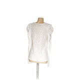 LOFT White Lace Blouse - Women's M