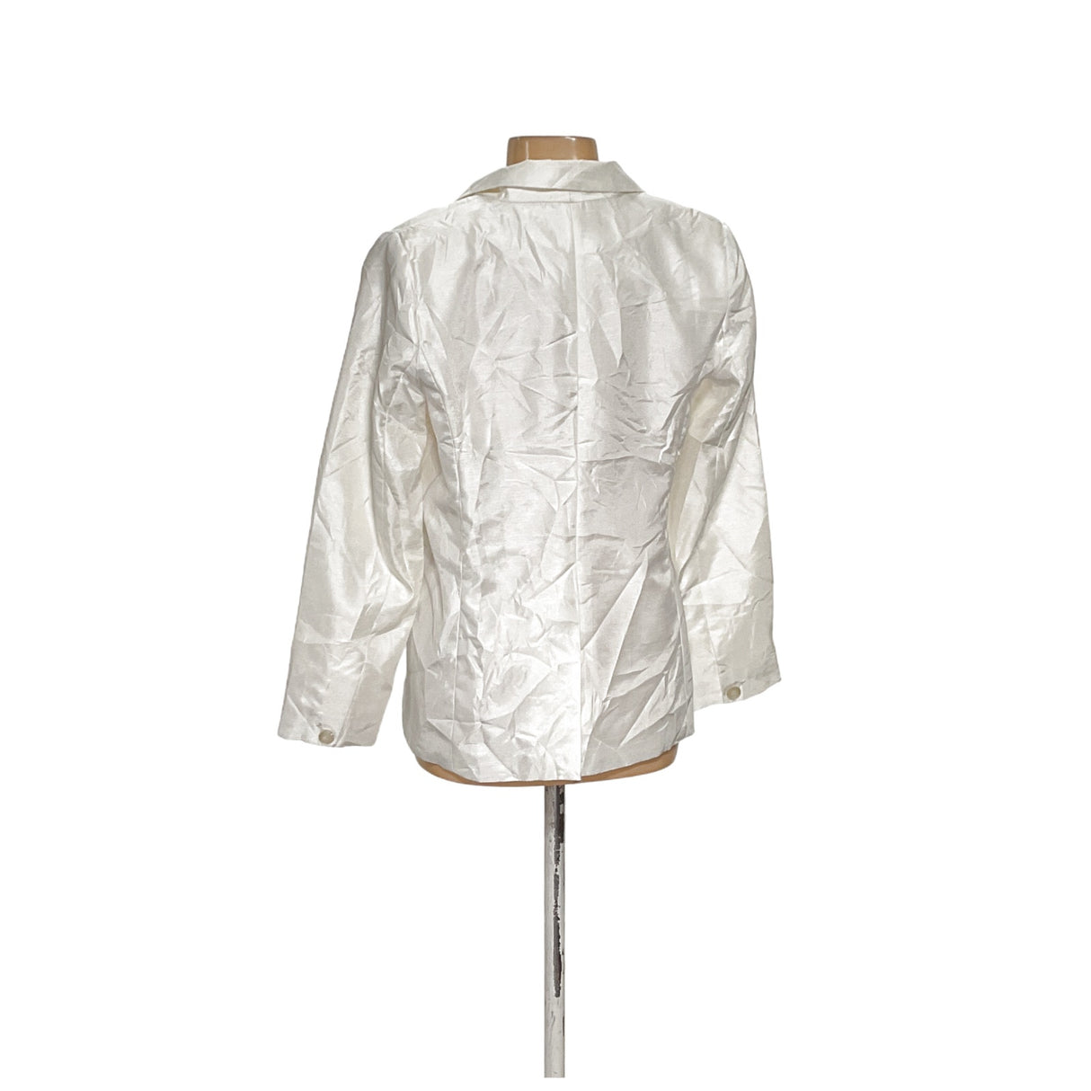 Susan Graver White Basic Jacket - Size M