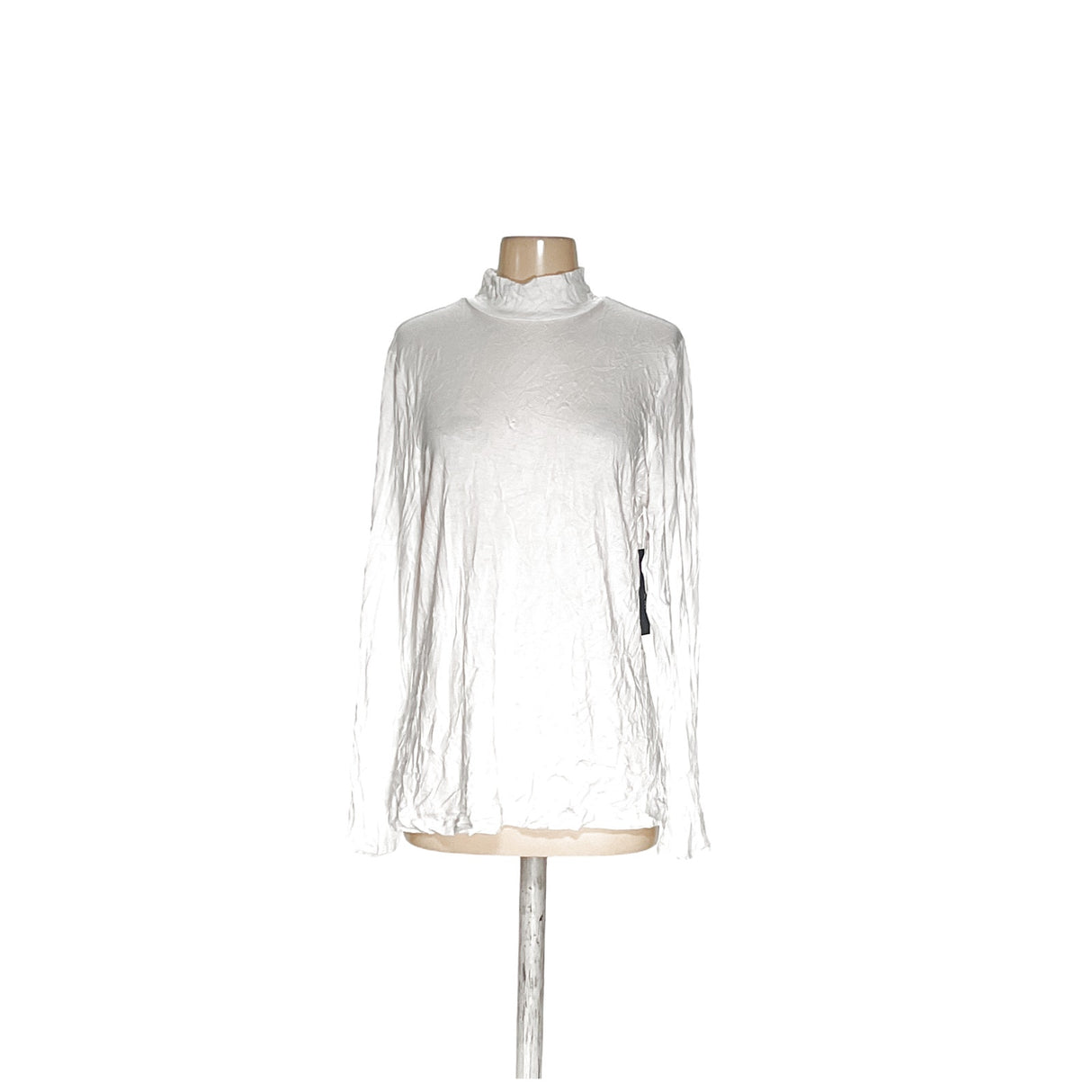 Tahari White Chiffon Blouse XL