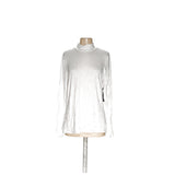 Tahari White Chiffon Blouse XL