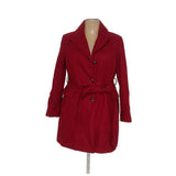 LONDON FOG Red Wool Overcoat XL