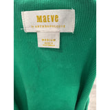 Maeve Green Cotton Blouse for Women