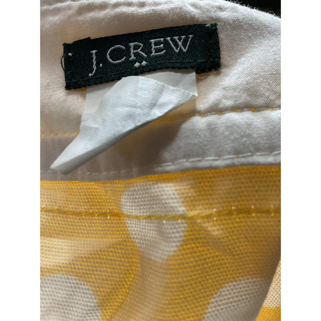 J. Crew Yellow Polka Dot Mini Skirt - Size 4