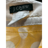 J. Crew Yellow Polka Dot Mini Skirt - Size 4