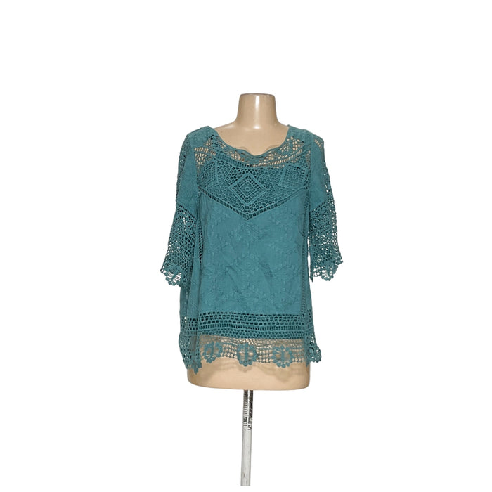 Democracy Women's Blue Blouse - Size S