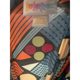 LuLaRoe Geometric Blouse, Multicolor, XXS