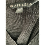 Athleta Gray Cotton Pullover Sweater XXS