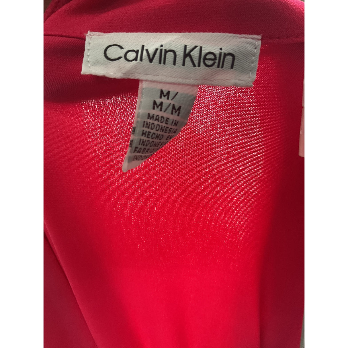 Calvin Klein Pink Blouse - Size M