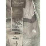 Chico's White Basic Jacket Vest