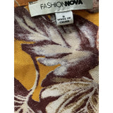 Fashion Nova Brown Wrap Dress - Size S