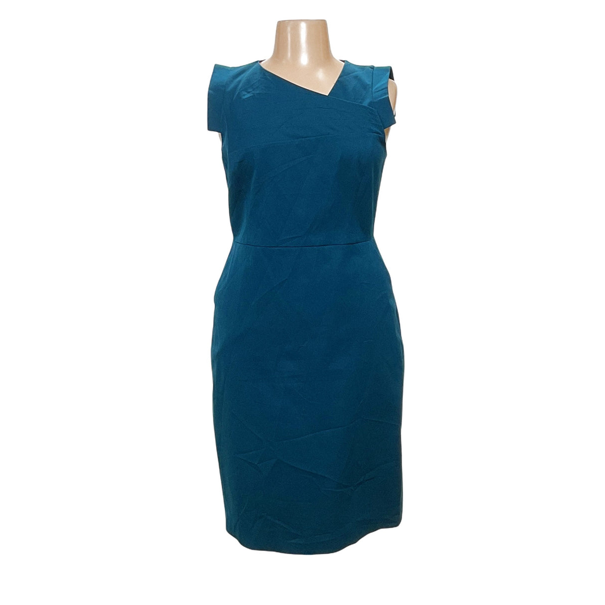 J. Crew Blue Sheath Dress Size 14