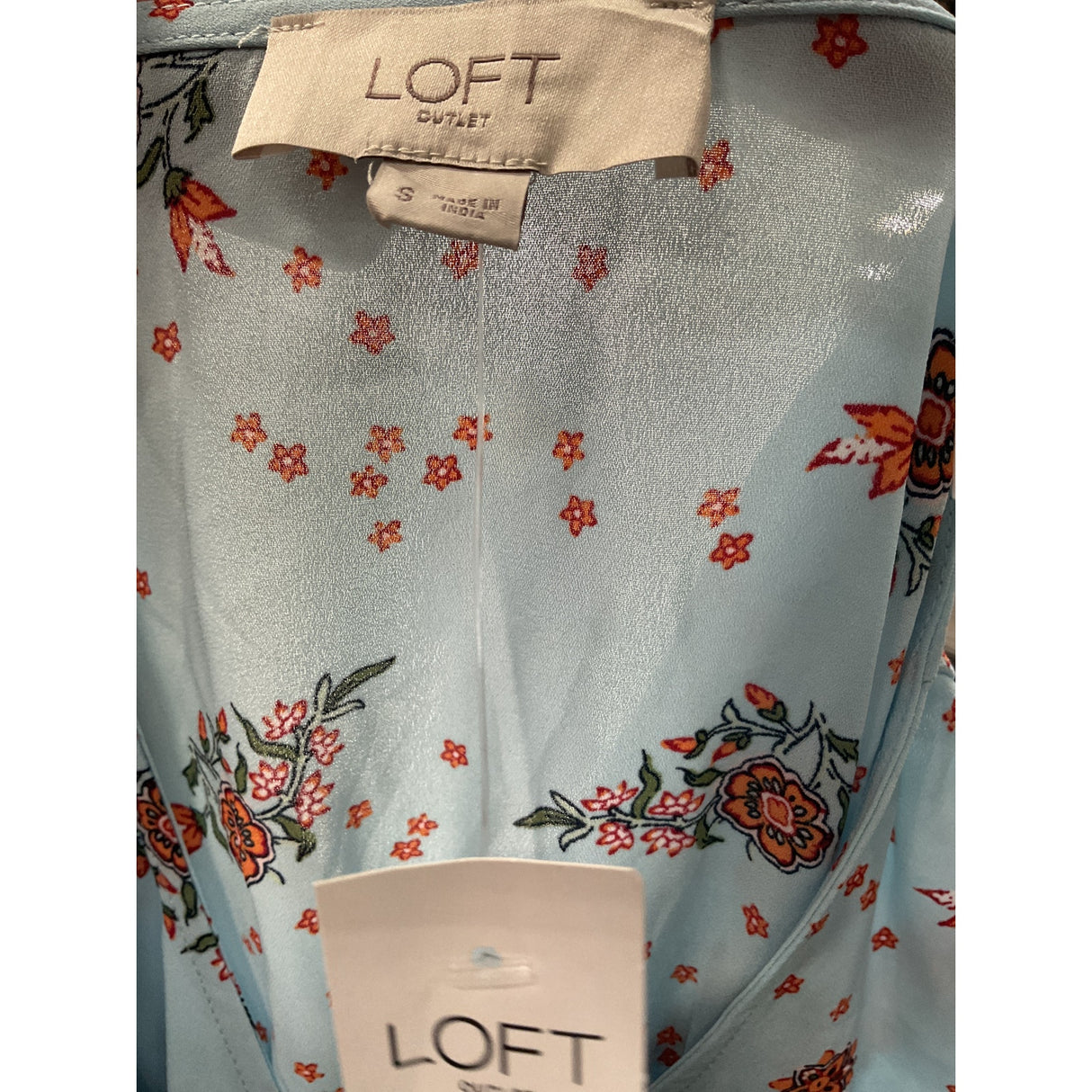 LOFT Multicolor Button-Up Top - Size S