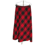 Liz Claiborne Red A-Line Midi Skirt Size 14