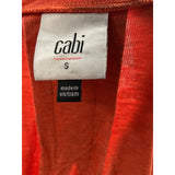 Cabi Orange Rayon Blouse, Size S