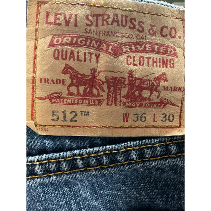 Levi's Blue Men's Ankle Jeans - 36x30