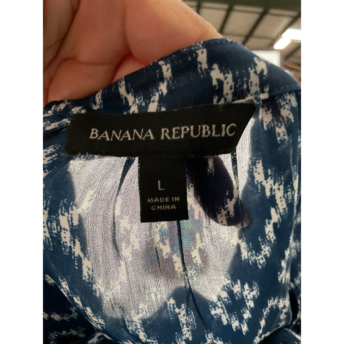 Banana Republic Blue Blouse, Size L