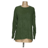 J.CREW Green Cotton Blouse - Women's M