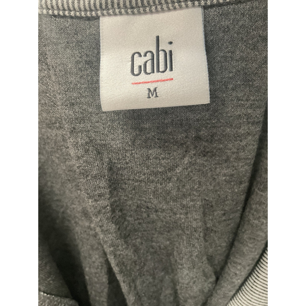 Cabi Gray Full Zip Sweater - Women's M