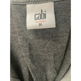 Cabi Gray Full Zip Sweater - Women's M