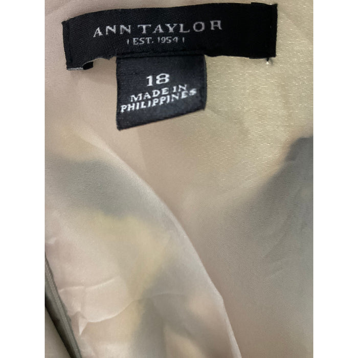 Ann Taylor Midi Shift Dress - Size 18