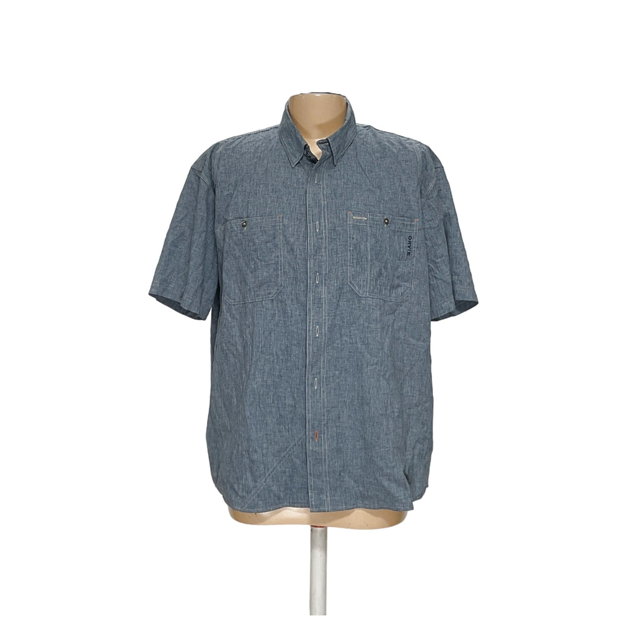 Orvis Blue Button-Up Shirt - Men's 2XL