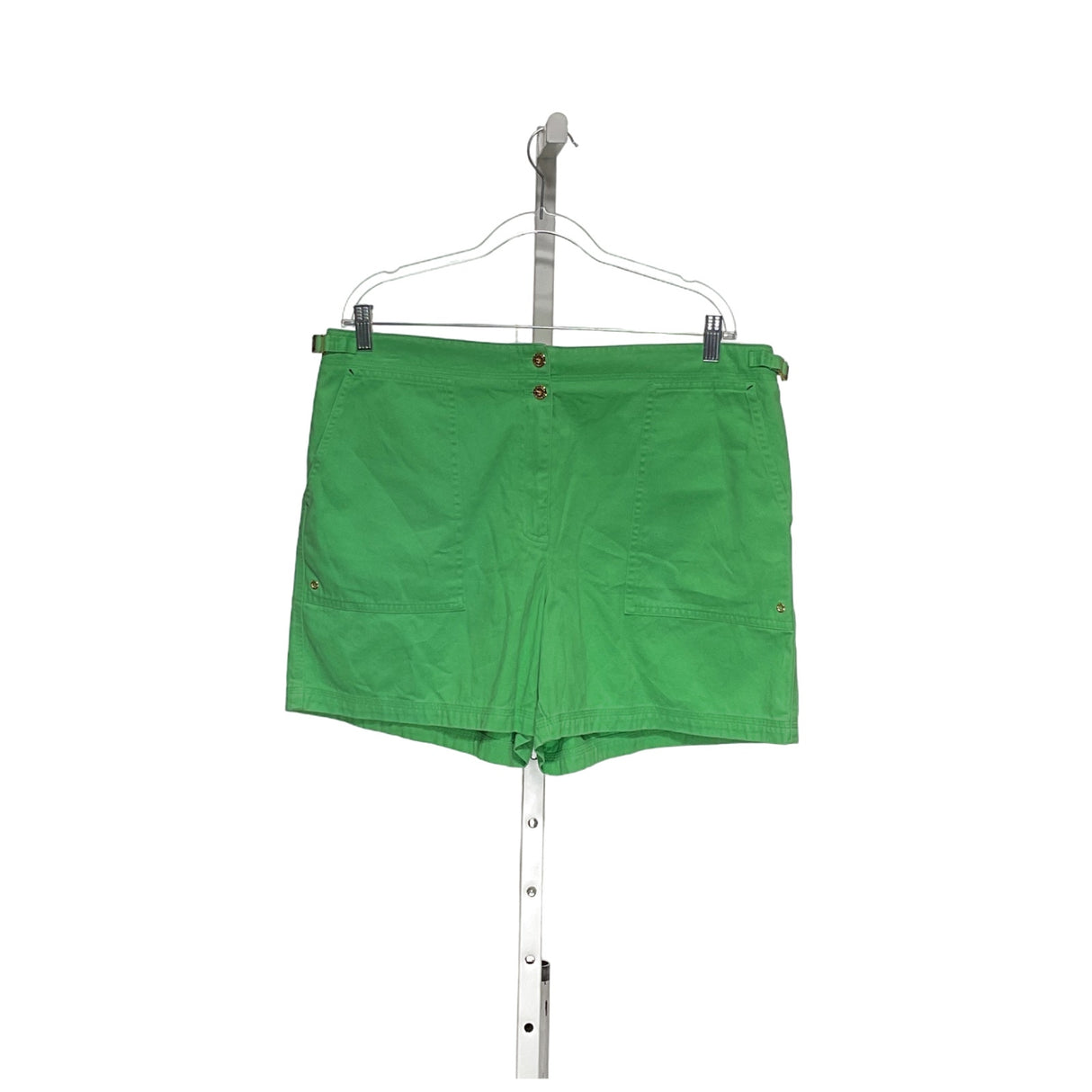 LRL Women's Sz 16 Green Cotton Sailor Shorts