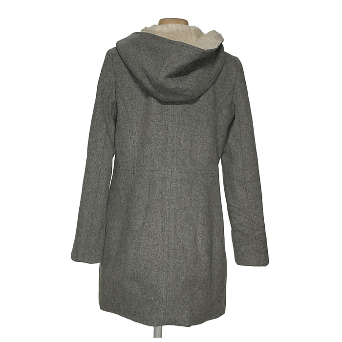 Jessica Simpson Gray Wool Overcoat - Women's M