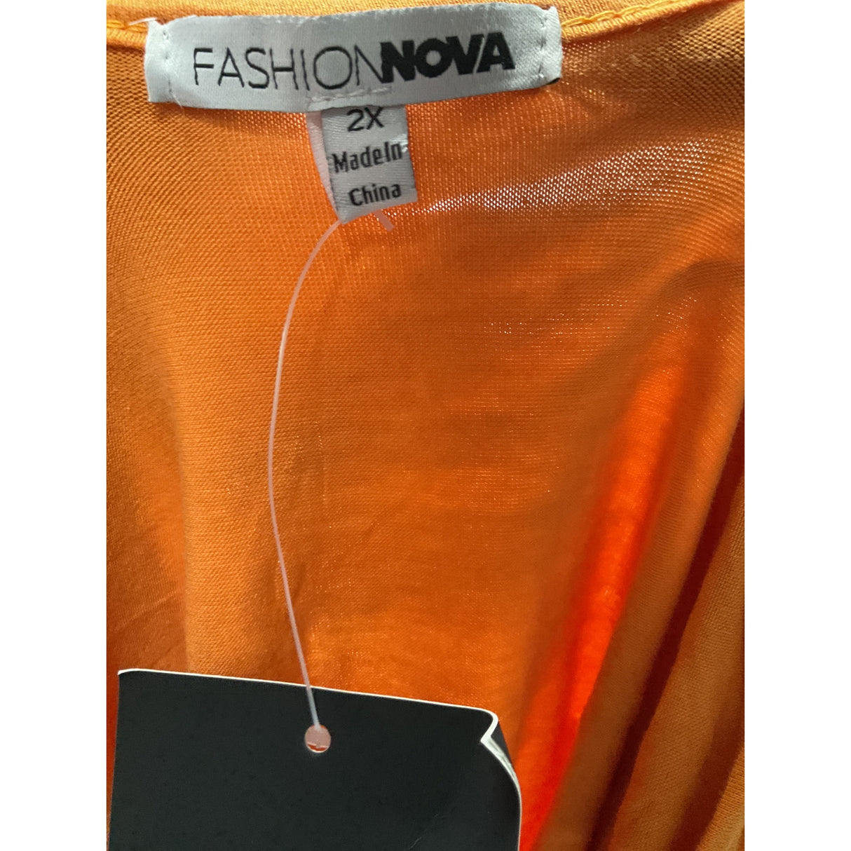 Fashion Nova Women's Plus Size Yellow Cotton Blouse