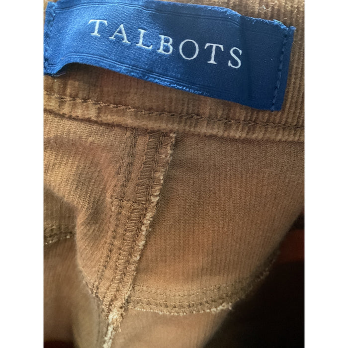 Talbots Brown Ankle Pants, Size 18