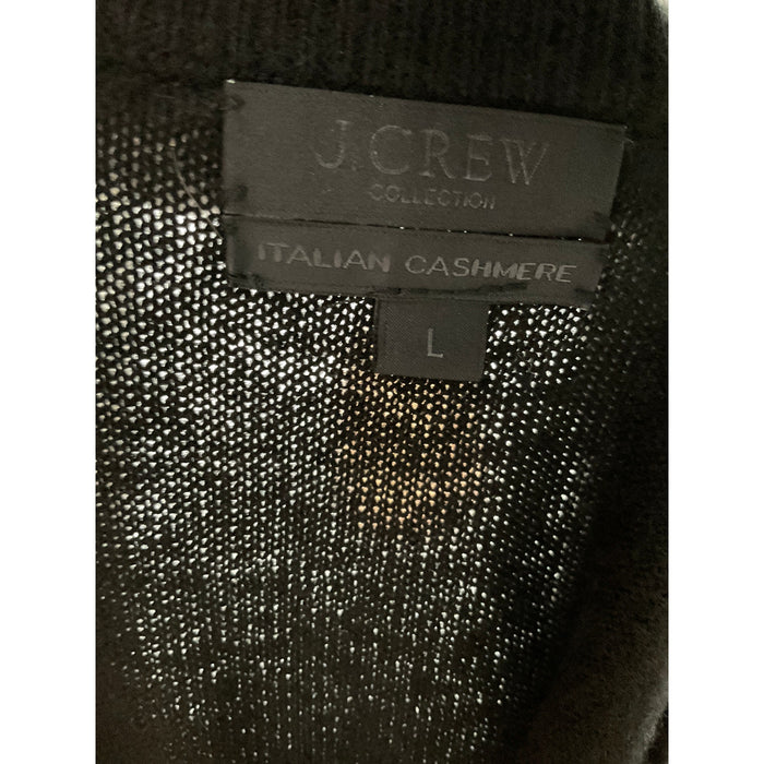 J. CREW Black Sweater Dress (Size L)