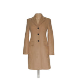 ZARA Beige Women's Overcoat: Size XS, 36in Length