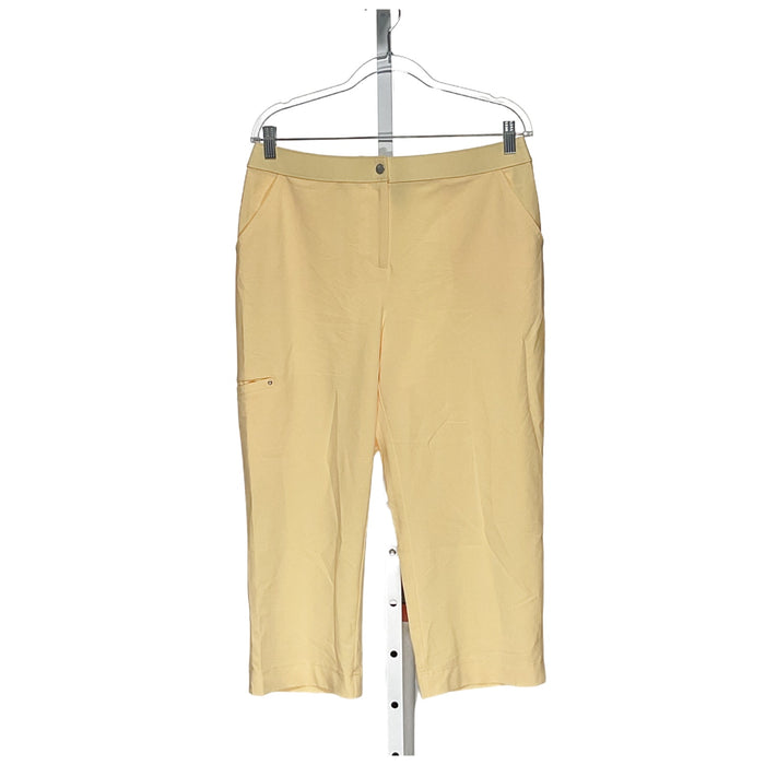 Chico's Yellow Ankle Pants - Regular Size 1