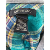 Lands' End Multicolor 1X Button-Up Top