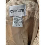 Chico's Beige Cotton Blazer