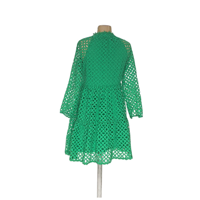 J. Crew Green A-Line Midi Dress - Size XXS