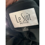 Le Suit Black Basic Jacket - Size 12P