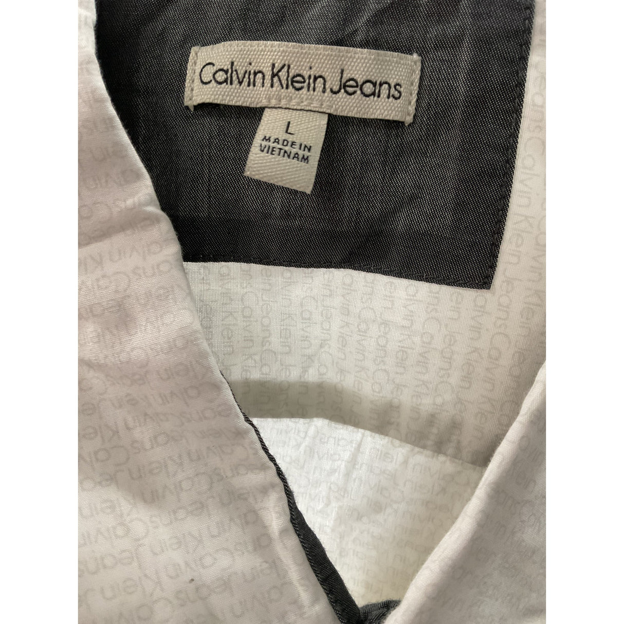 Calvin Klein White Button-Up