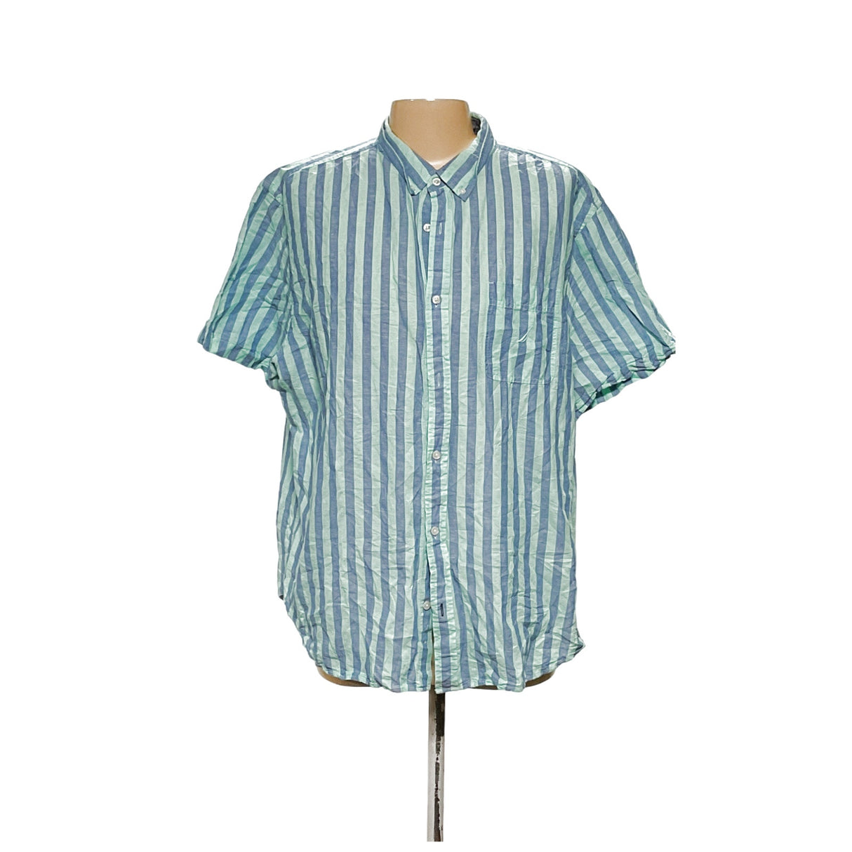 Nautica Multicolor Striped Casual Button-Up Shirt