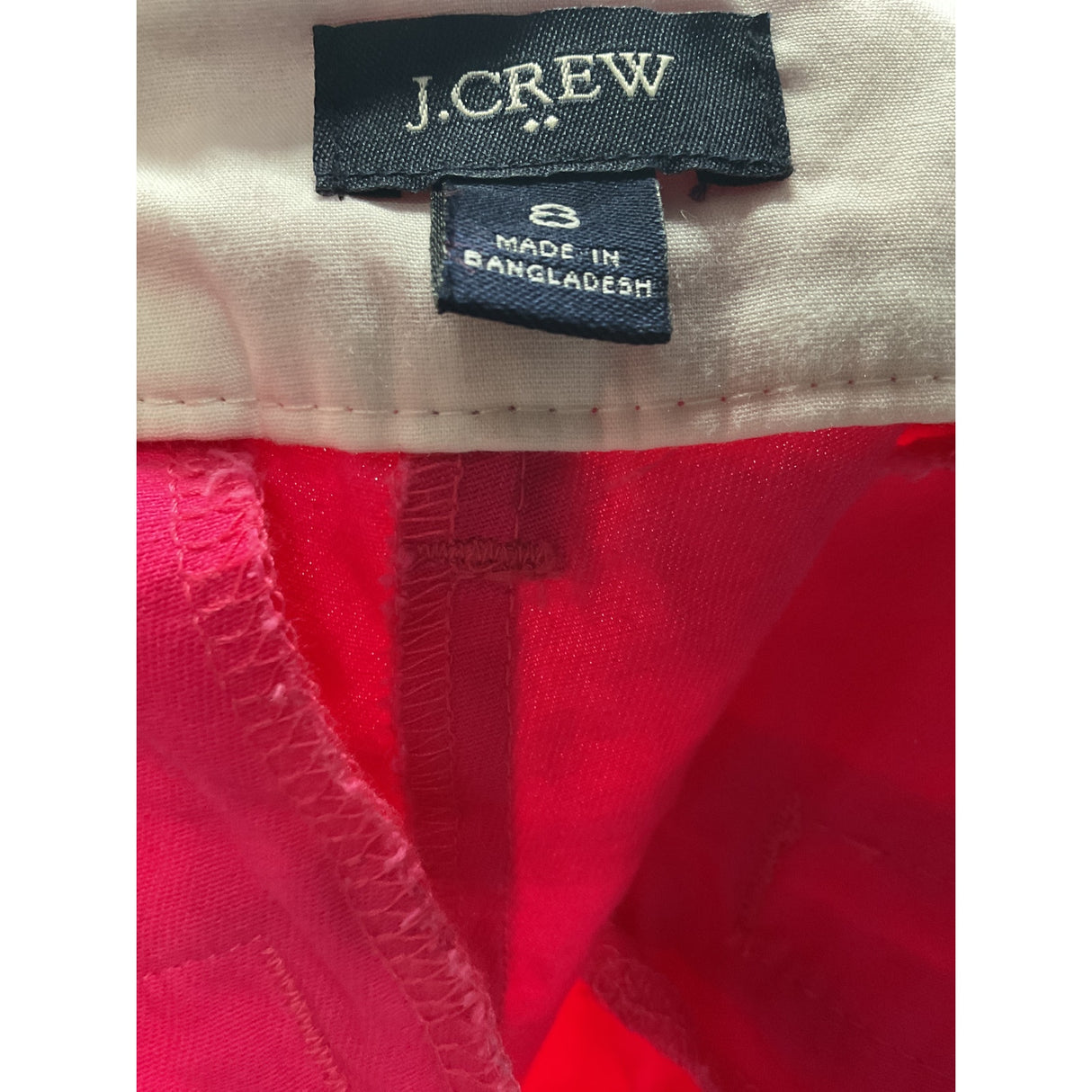 J. Crew Pink Sailor Shorts-Size 8