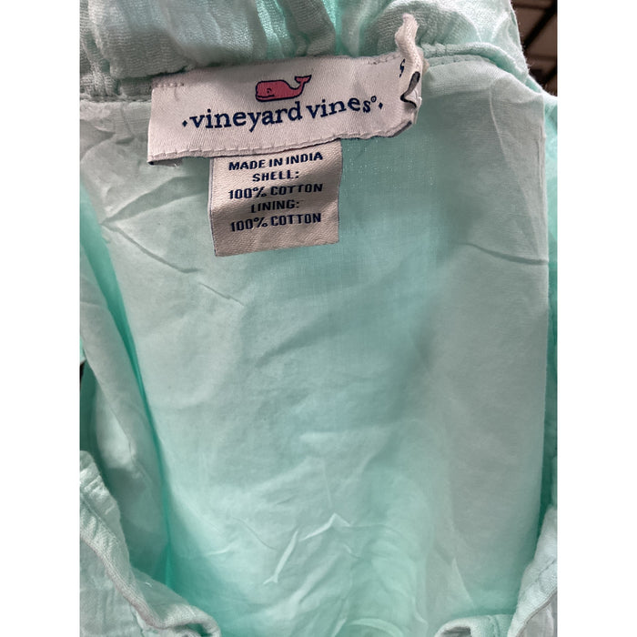 Vineyard Vines Green Wrap Midi Dress