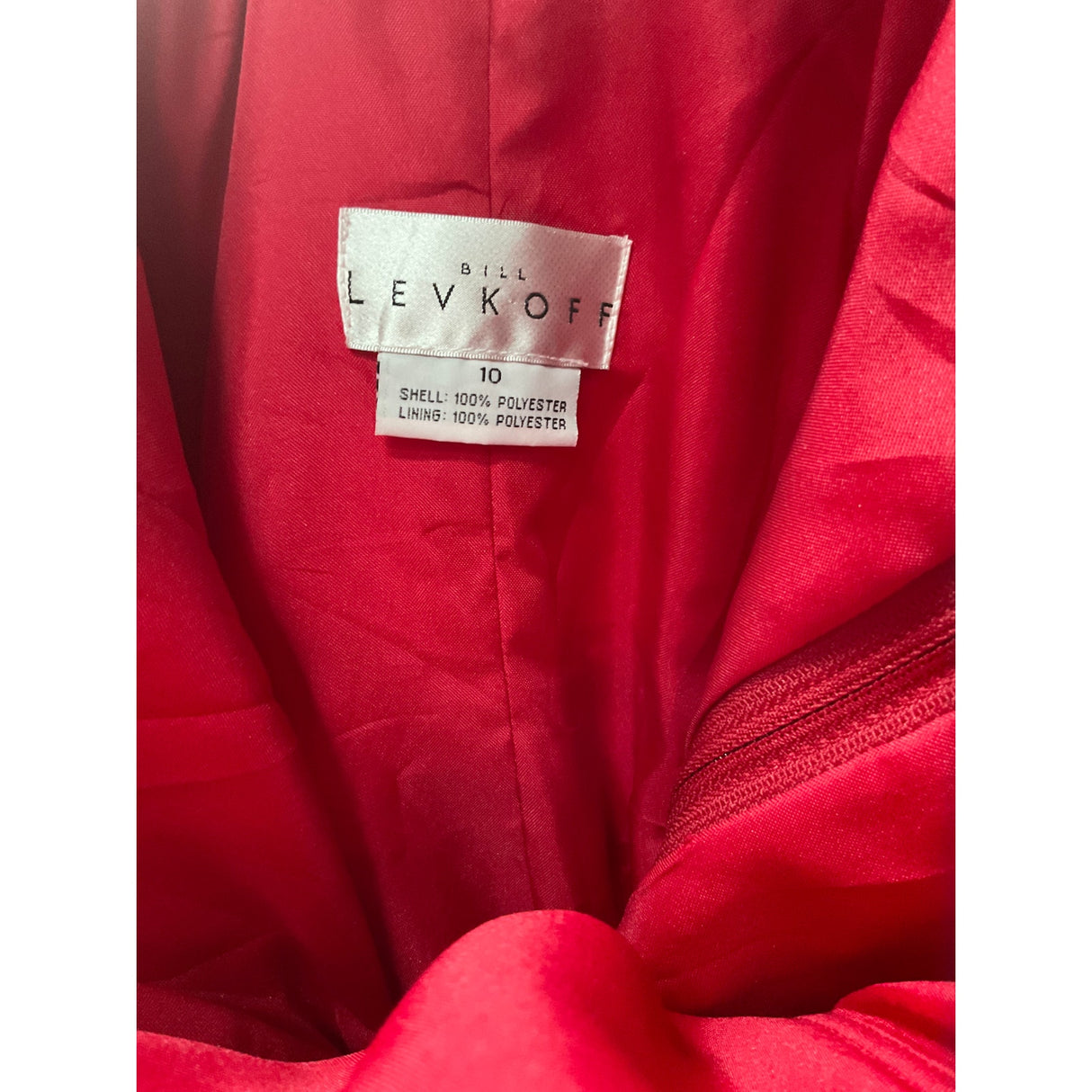 Bill Levkoff Red Maxi Dress Size 10