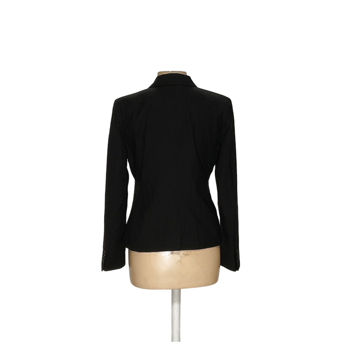 Ann Taylor Black Cotton Blazer Size 8