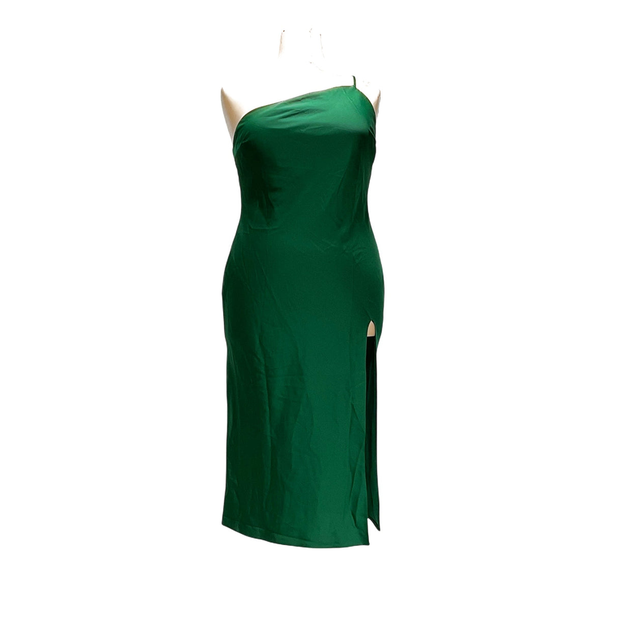 ASOS Green Satin Sheath Dress - Women's Size 14